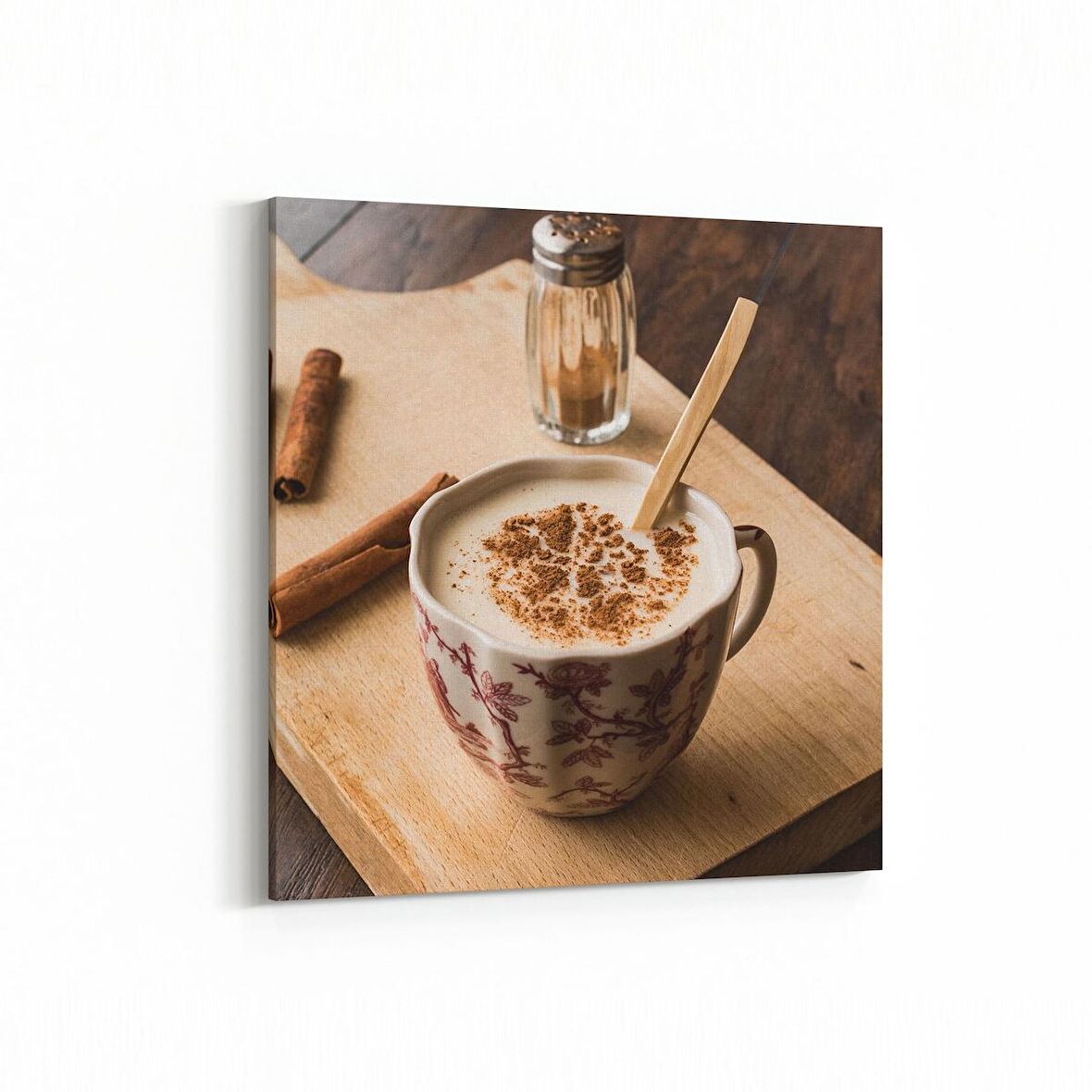 Olla 15229K Gıda Görseli Kare Kanvas Tablo (Ölçü: 30X30)