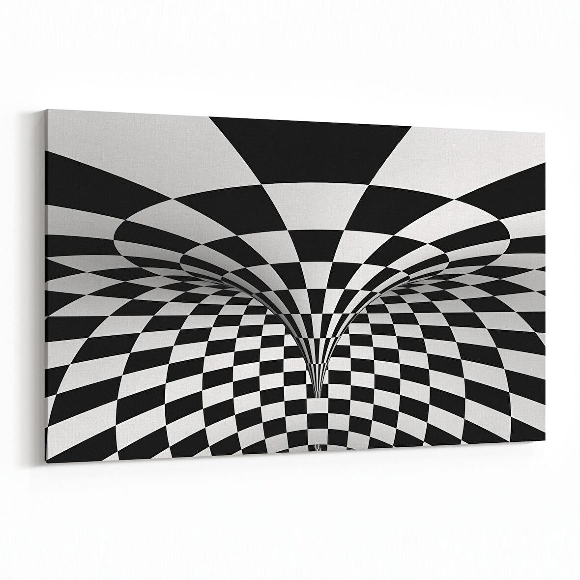 Olla 10231Y Abstract Girdap Görsel Yatay Kanvas Tablo (Ölçü: 70X50)