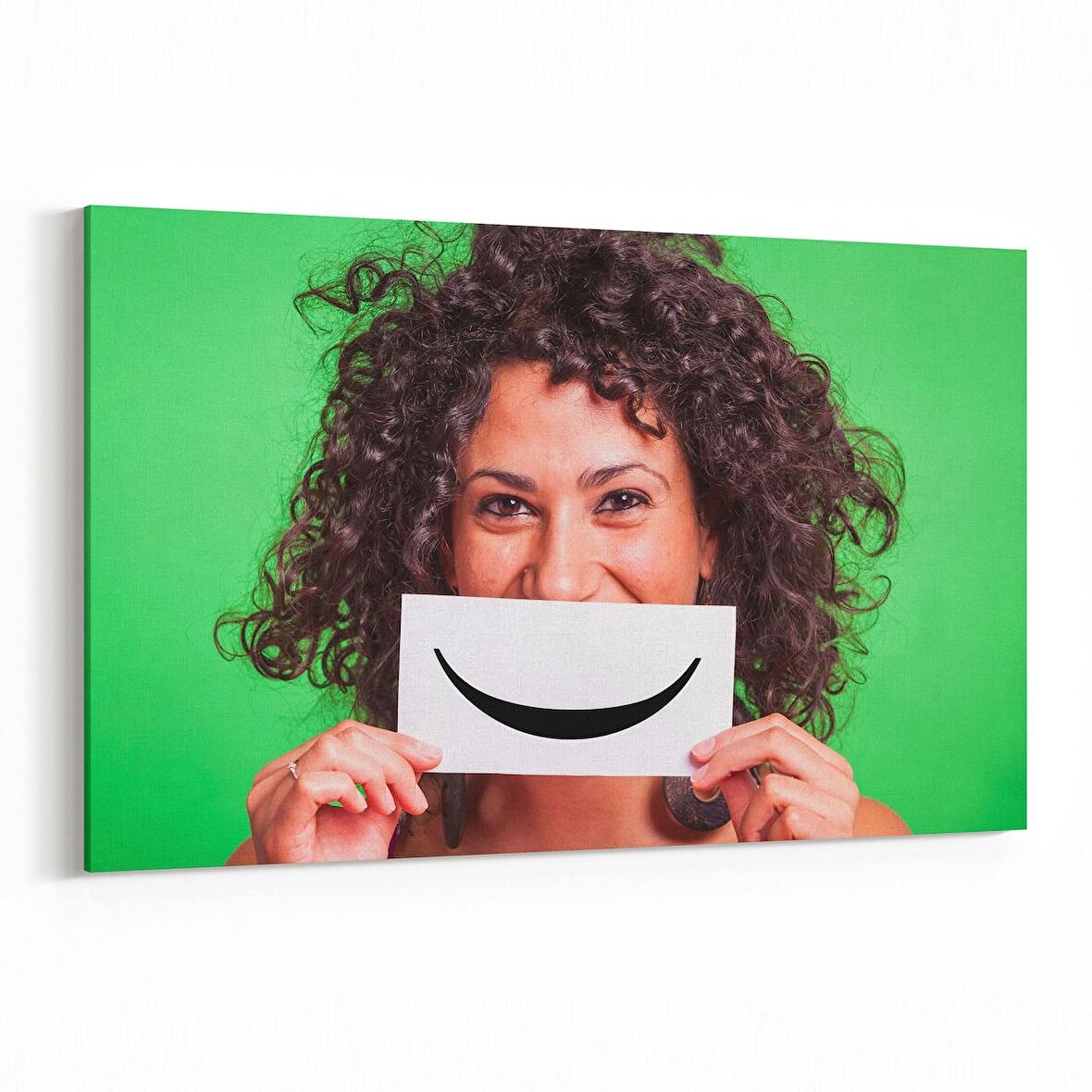 Olla 16776Y Model / Manken Görseli Yatay Kanvas Tablo (Ölçü: 70X50)