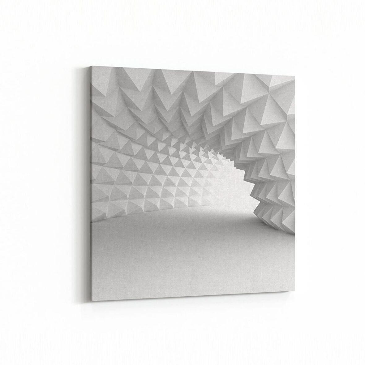 Olla 10439K Abstract Tünel Görsel Kare Kanvas Tablo (Ölçü: 25X25)