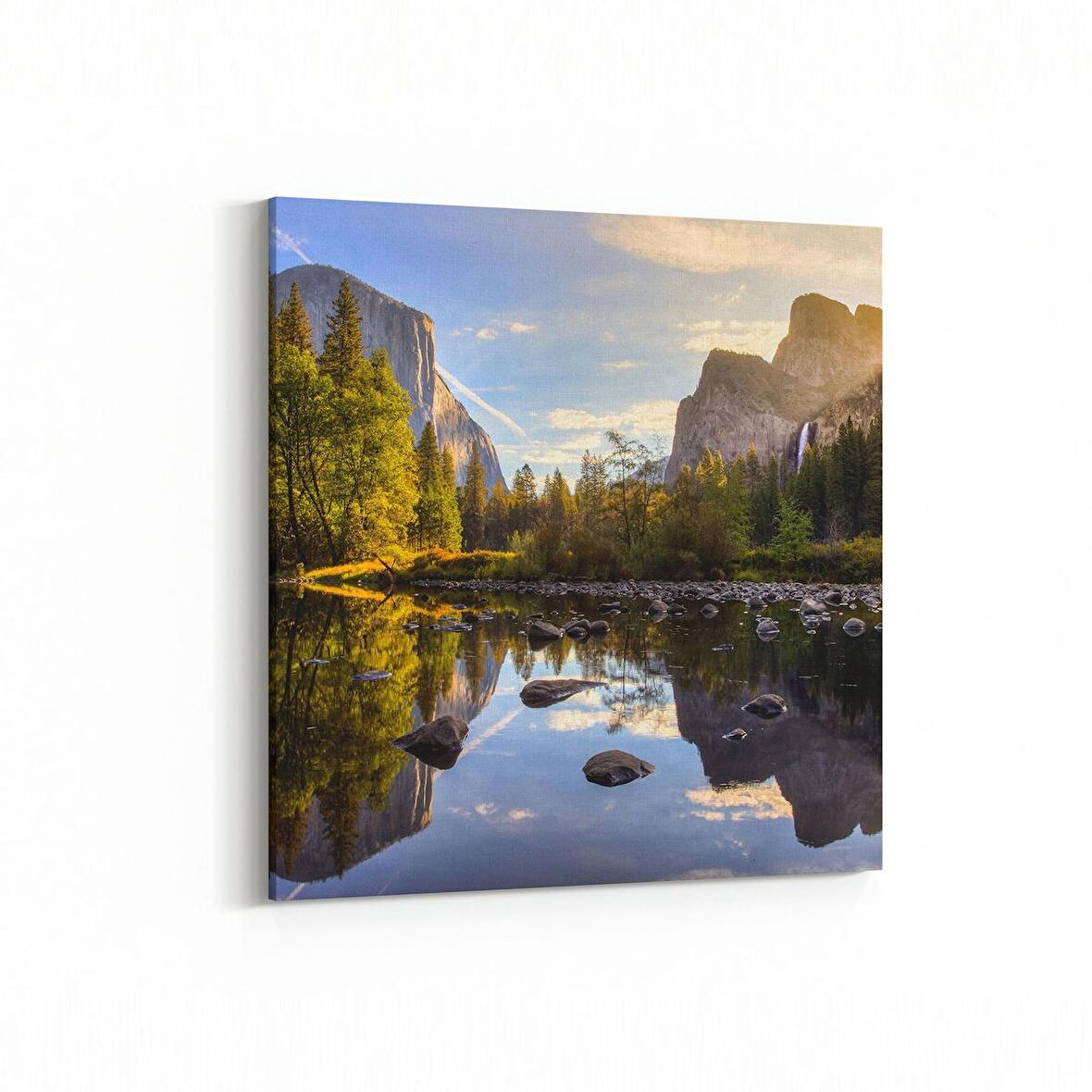 Olla 13918K Doğa / Manzara Görseli Kare Kanvas Tablo (Ölçü: 30X30)