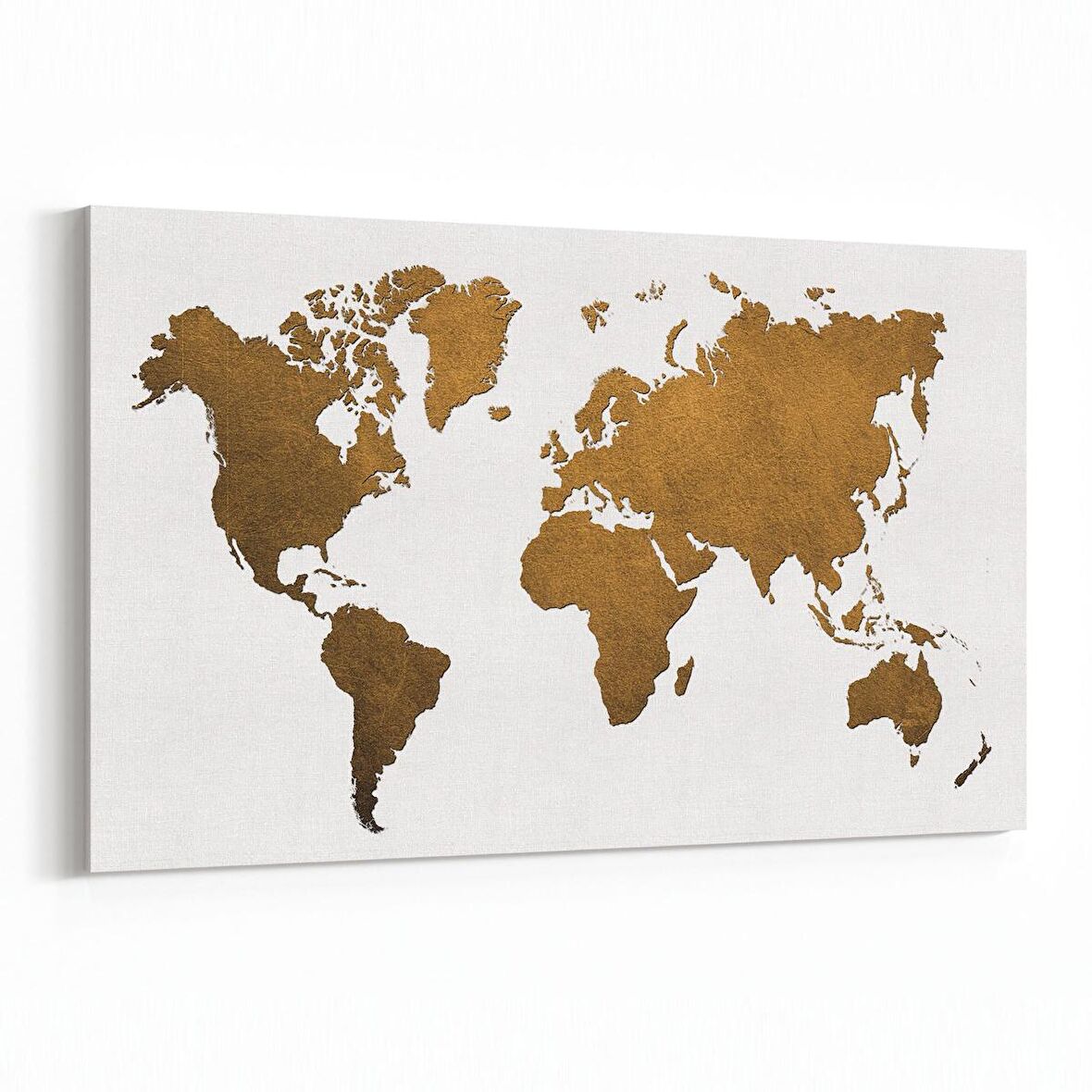 Olla 16151Y Harita Görseli Yatay Kanvas Tablo (Ölçü: 45X30)