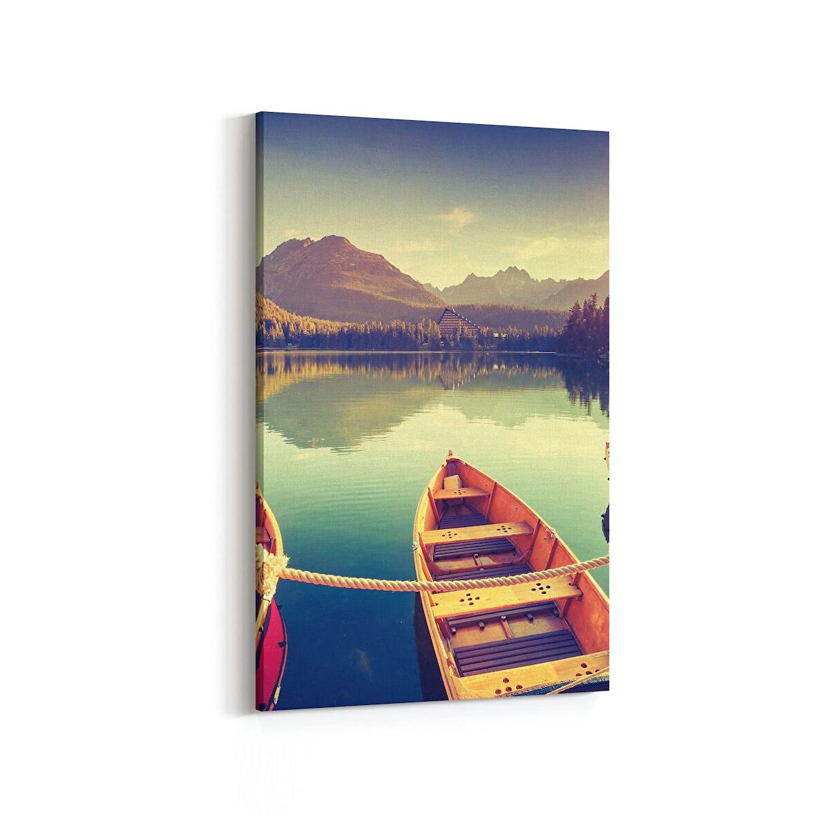 Olla 13709D Doğa / Manzara Görseli Dikey Kanvas Tablo (Ölçü: 100X150)