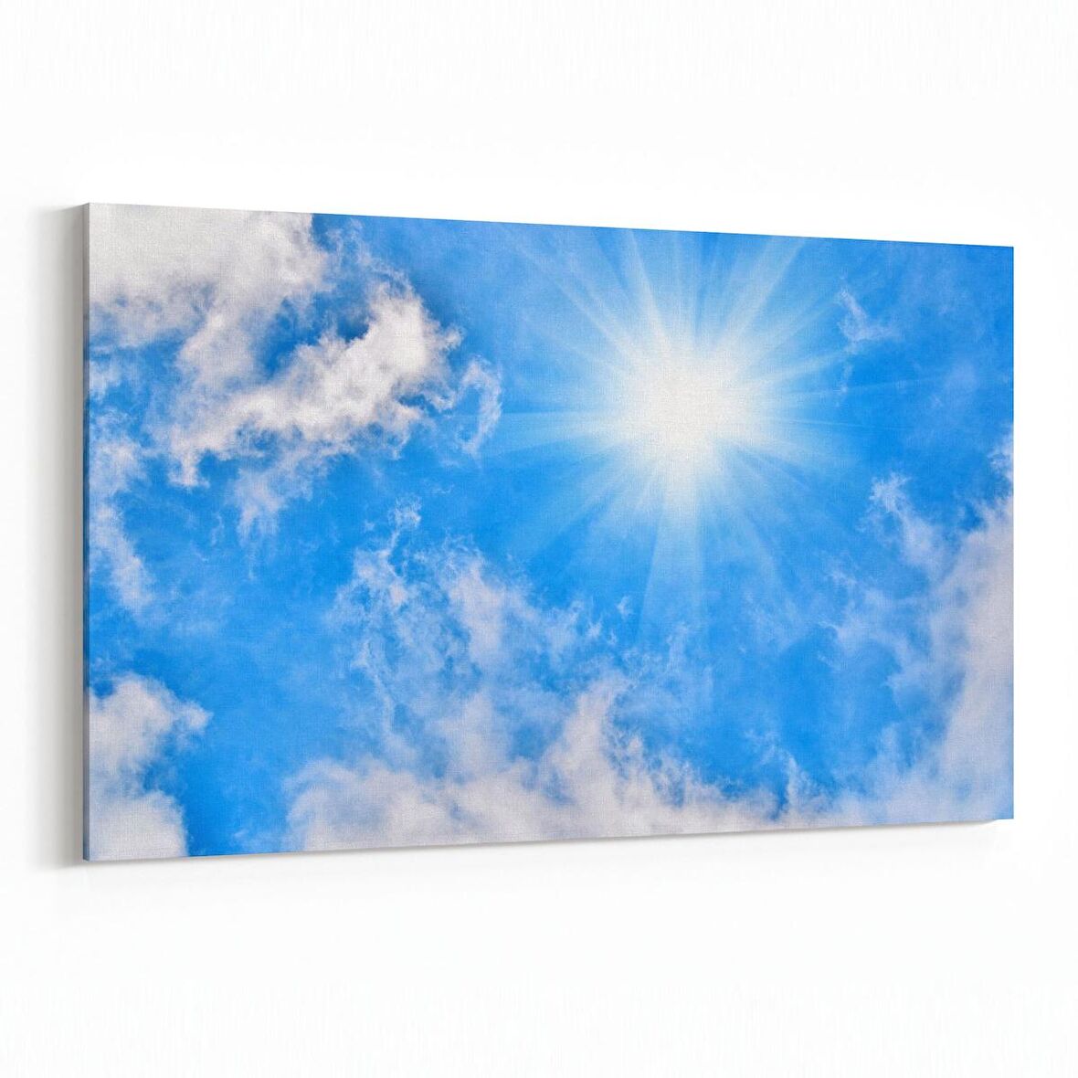 Olla 15683Y Gökyüzü Bulut Görseli  Yatay Kanvas Tablo (Ölçü: 45X30)