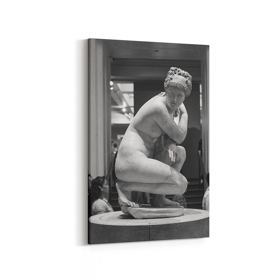 Olla 16255D Heykel / Sanat Görseli Dikey Kanvas Tablo (Ölçü: 60X90)