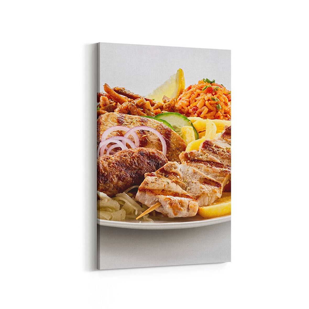 Olla 14970D Gıda Görseli Dikey Kanvas Tablo (Ölçü: 20X30)