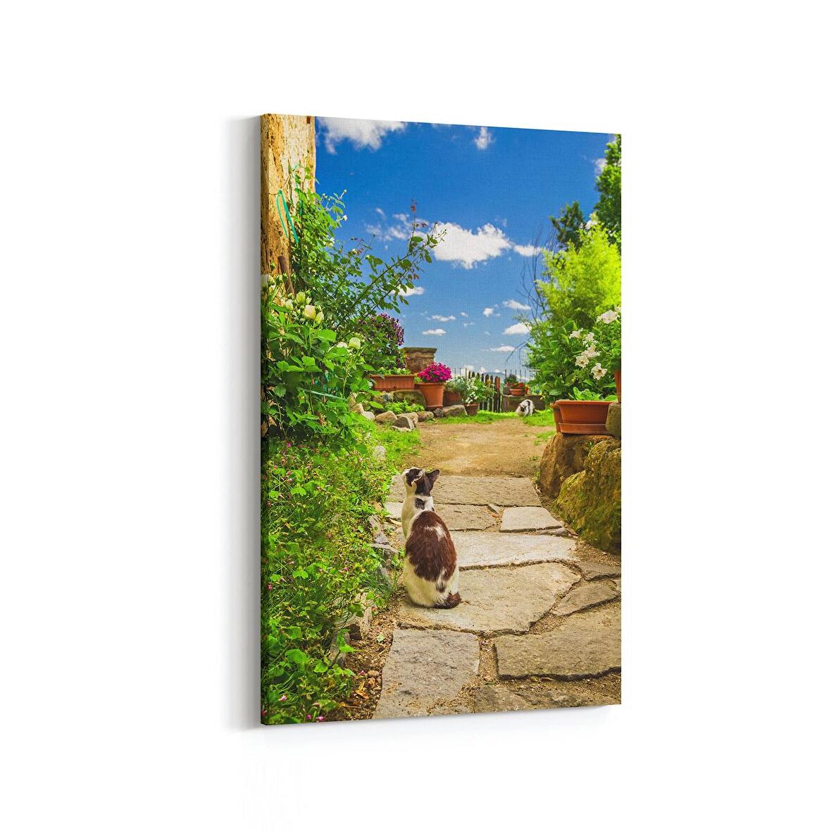Olla 13459D Doğa / Manzara Görseli Dikey Kanvas Tablo (Ölçü: 60X90)