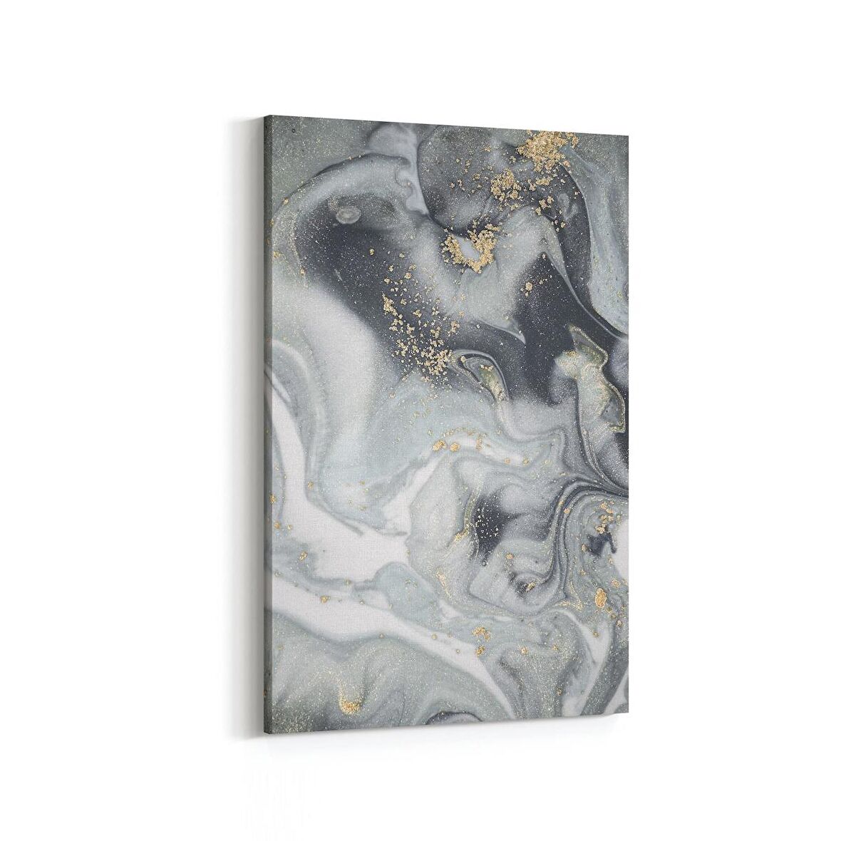 Olla 16646D Mermer Desen Görsel Dikey Kanvas Tablo (Ölçü: 20X30)