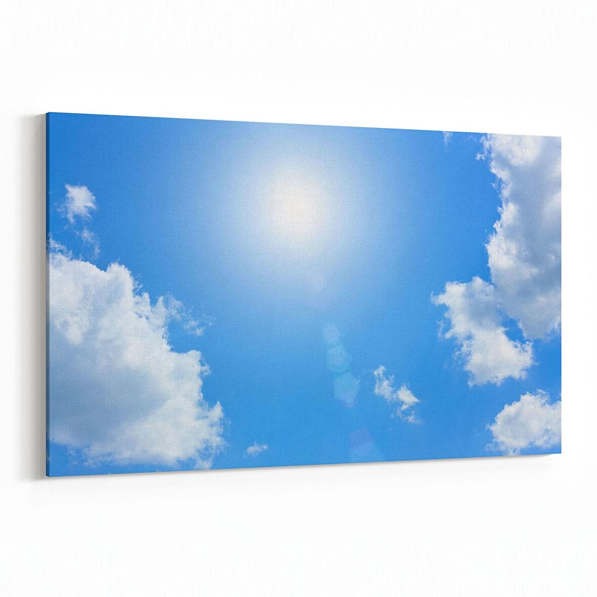 Olla 15385Y Gökyüzü Bulut Görseli  Yatay Kanvas Tablo (Ölçü: 45X30)
