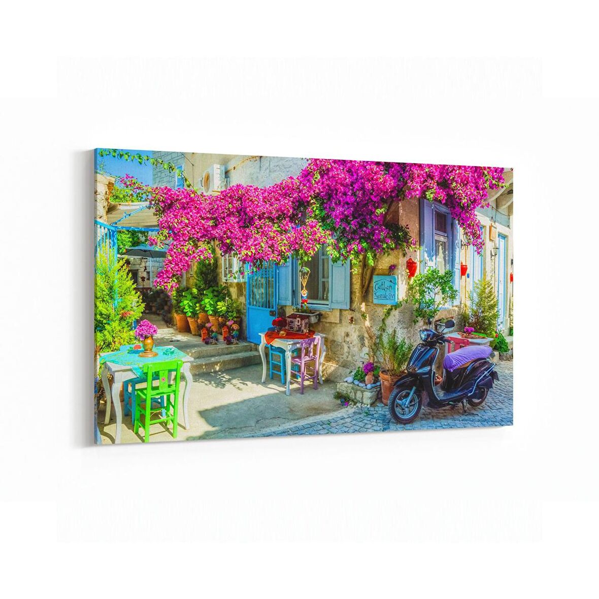 Olla 17954Y Yapı Görseli Yatay Kanvas Tablo (Ölçü: 150X100)