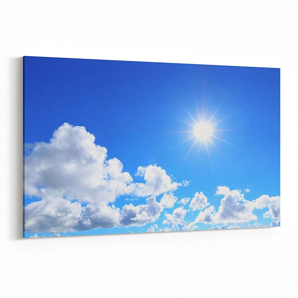 Olla 15692Y Gökyüzü Bulut Görseli  Yatay Kanvas Tablo (Ölçü: 45X30)