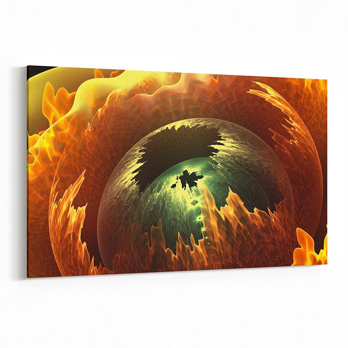 Olla 10285Y Abstract Görsel Yatay Kanvas Tablo (Ölçü: 120X80)