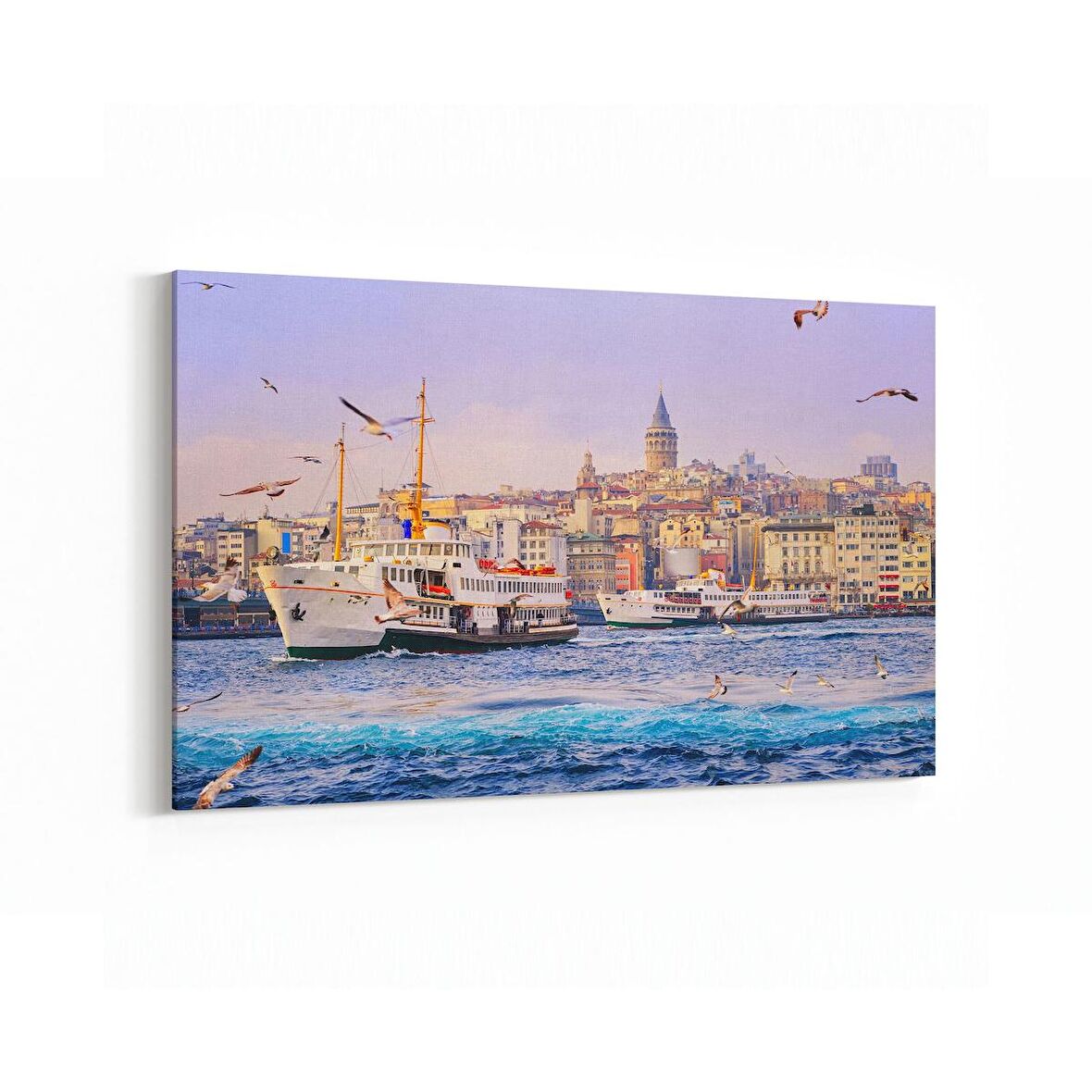 Olla 18340Y Yapı Görseli Yatay Kanvas Tablo (Ölçü: 120X80)