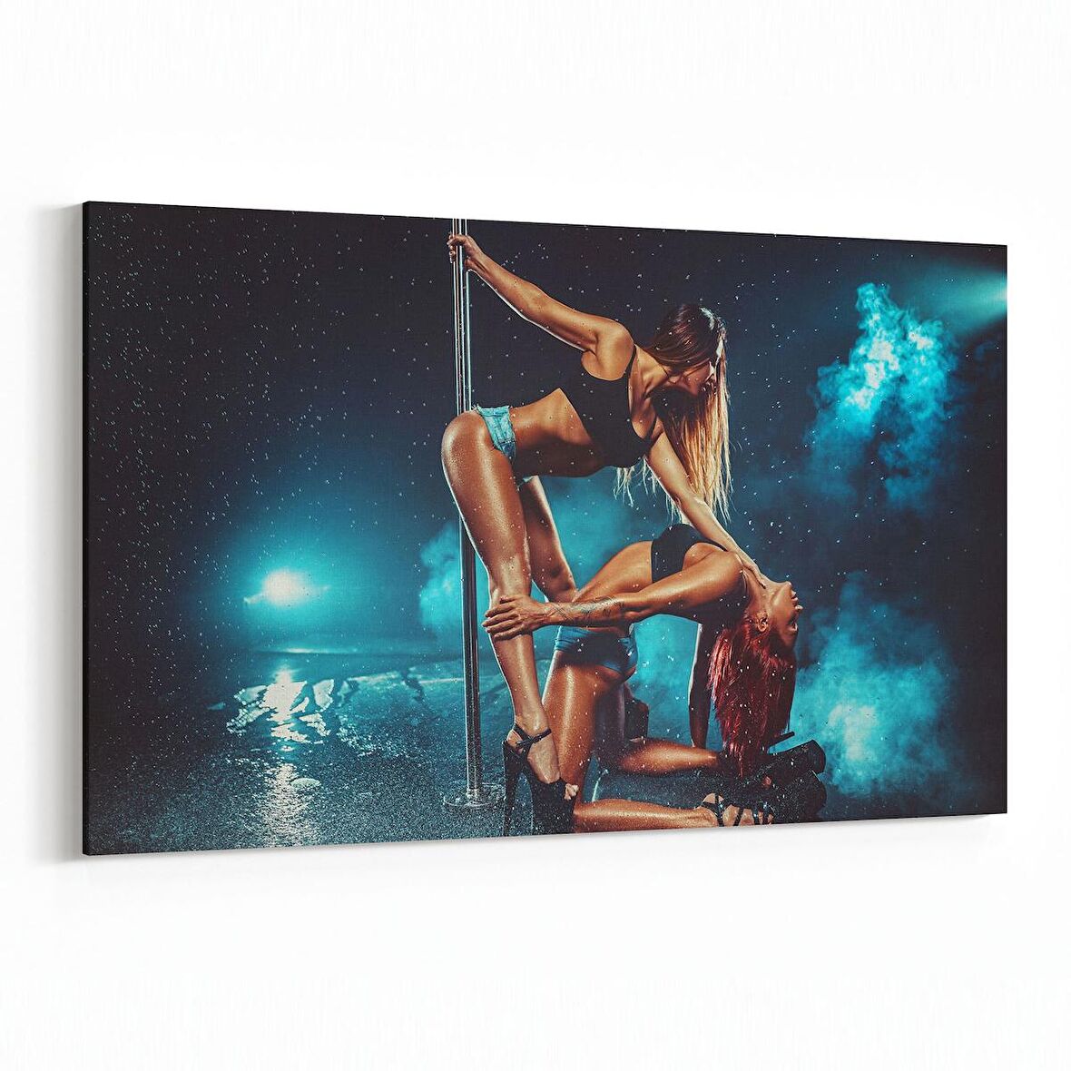 Olla 16798Y Model / Manken Görseli Yatay Kanvas Tablo (Ölçü: 90X60)