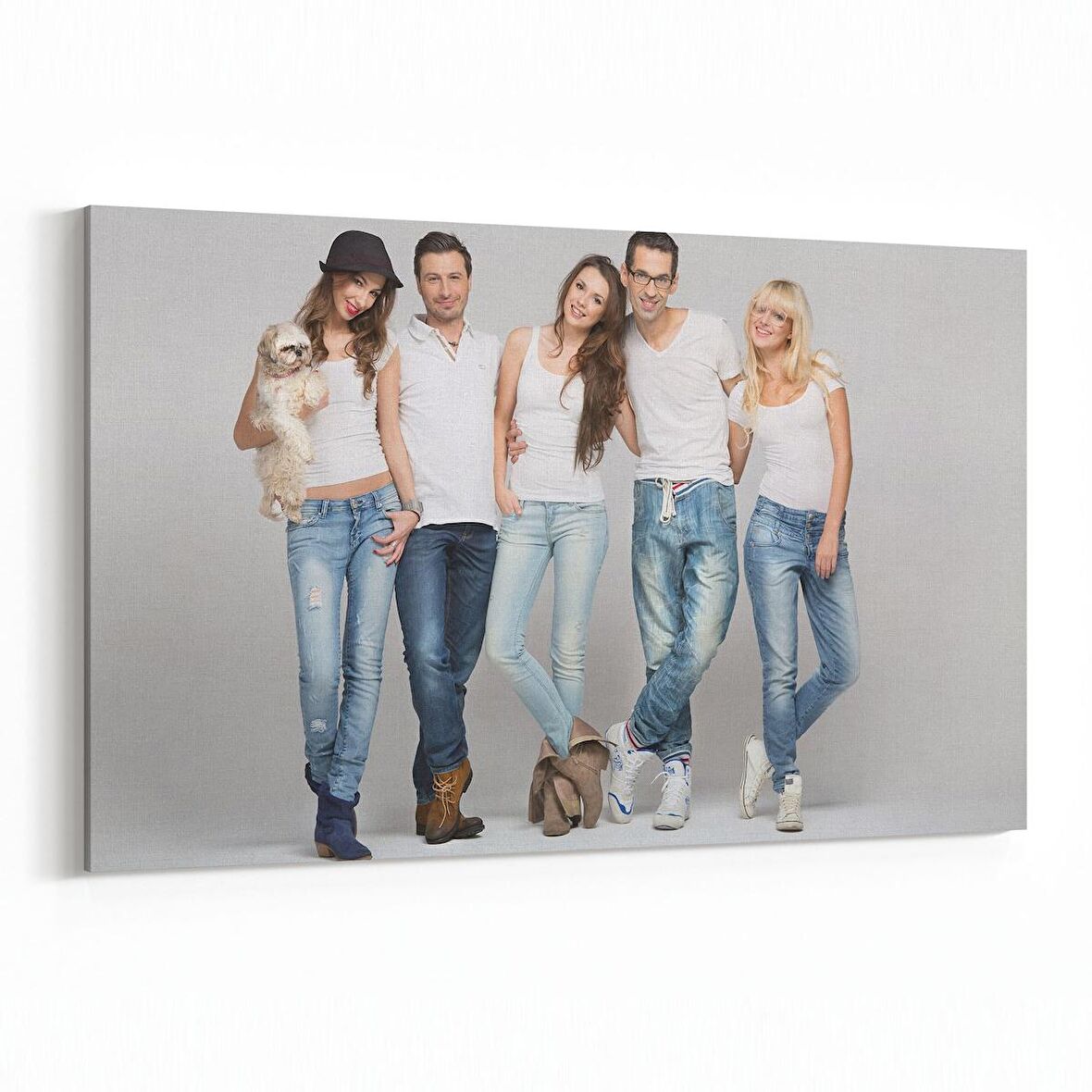 Olla 16786Y Model / Manken Görseli Yatay Kanvas Tablo (Ölçü: 120X80)