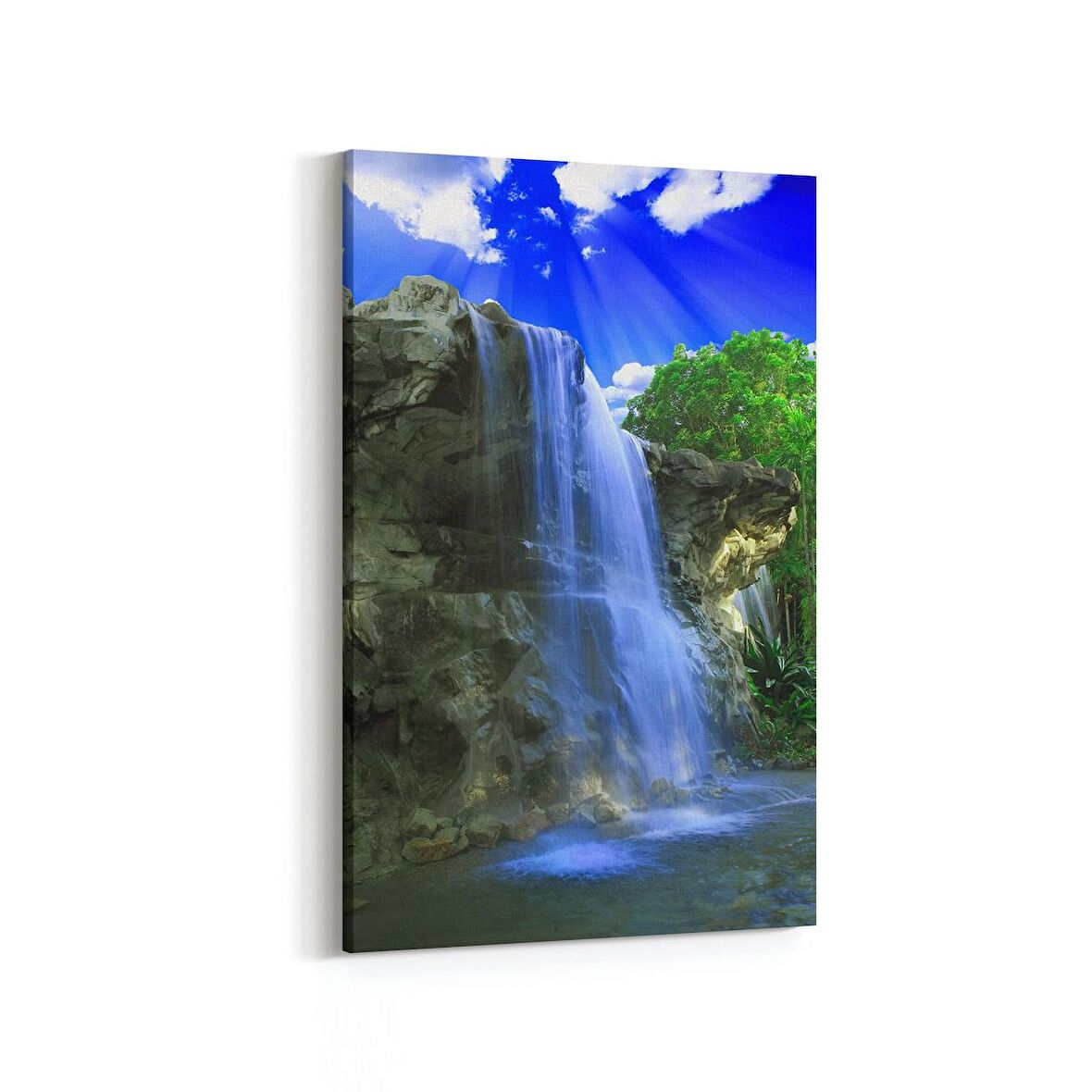 Olla 13385D Doğa / Manzara Görseli Dikey Kanvas Tablo (Ölçü: 100X150)