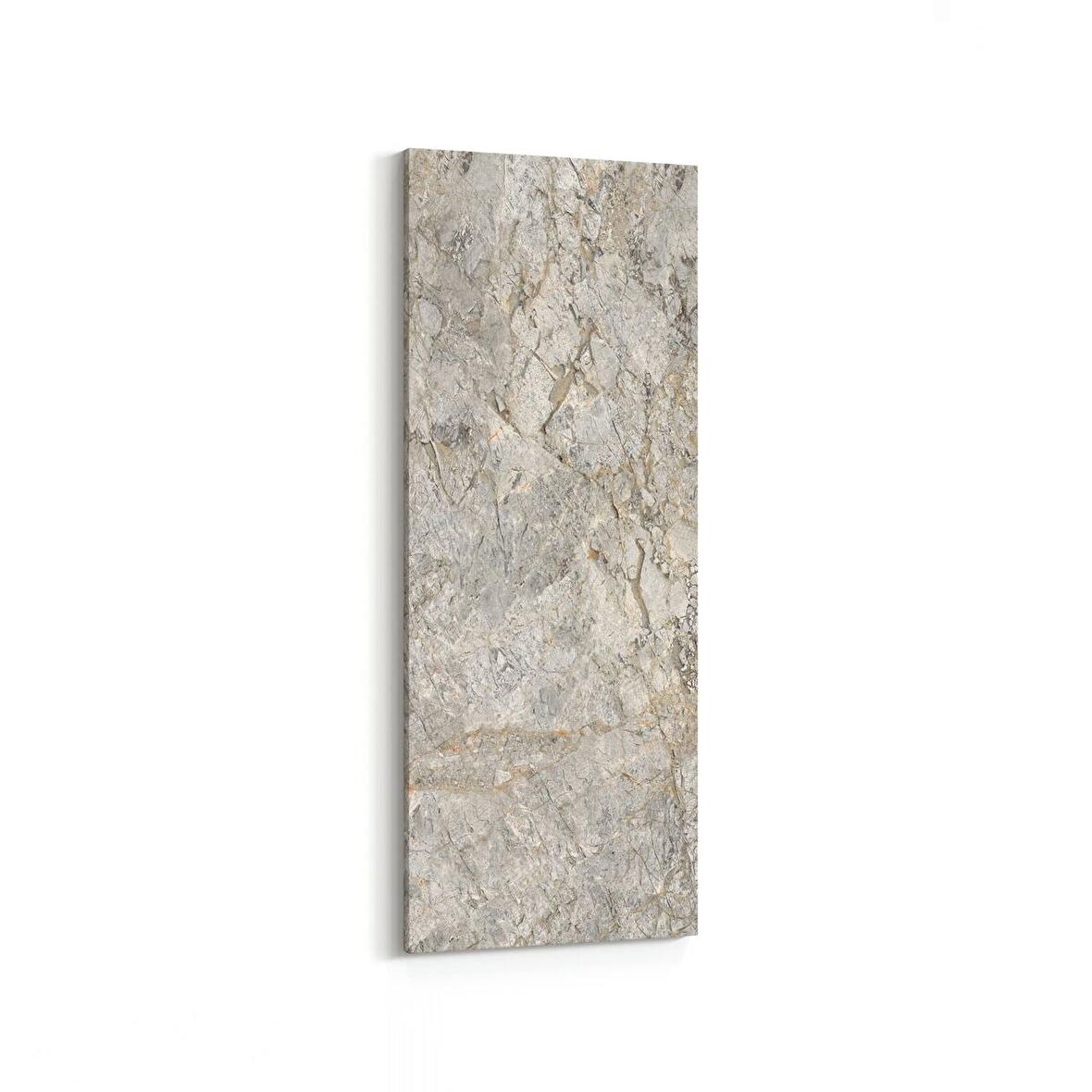 Olla 16693DI Mermer Desen Görsel Dikey İnce Kanvas Tablo (Ölçü: 40X120)