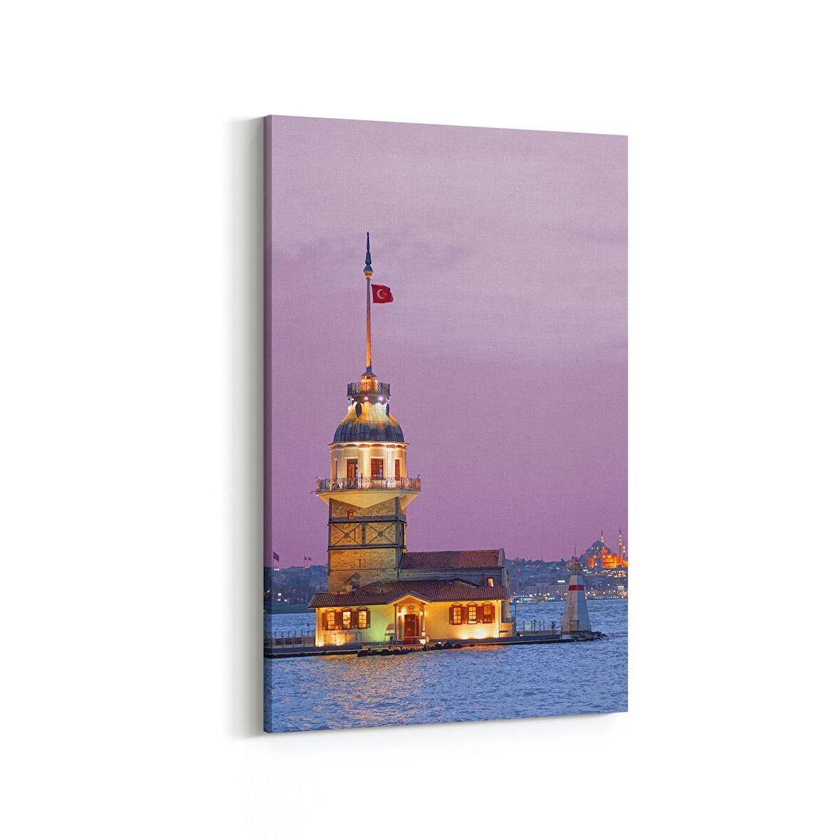 Olla 17895D Yapı Görseli Dikey Kanvas Tablo (Ölçü: 80X120)