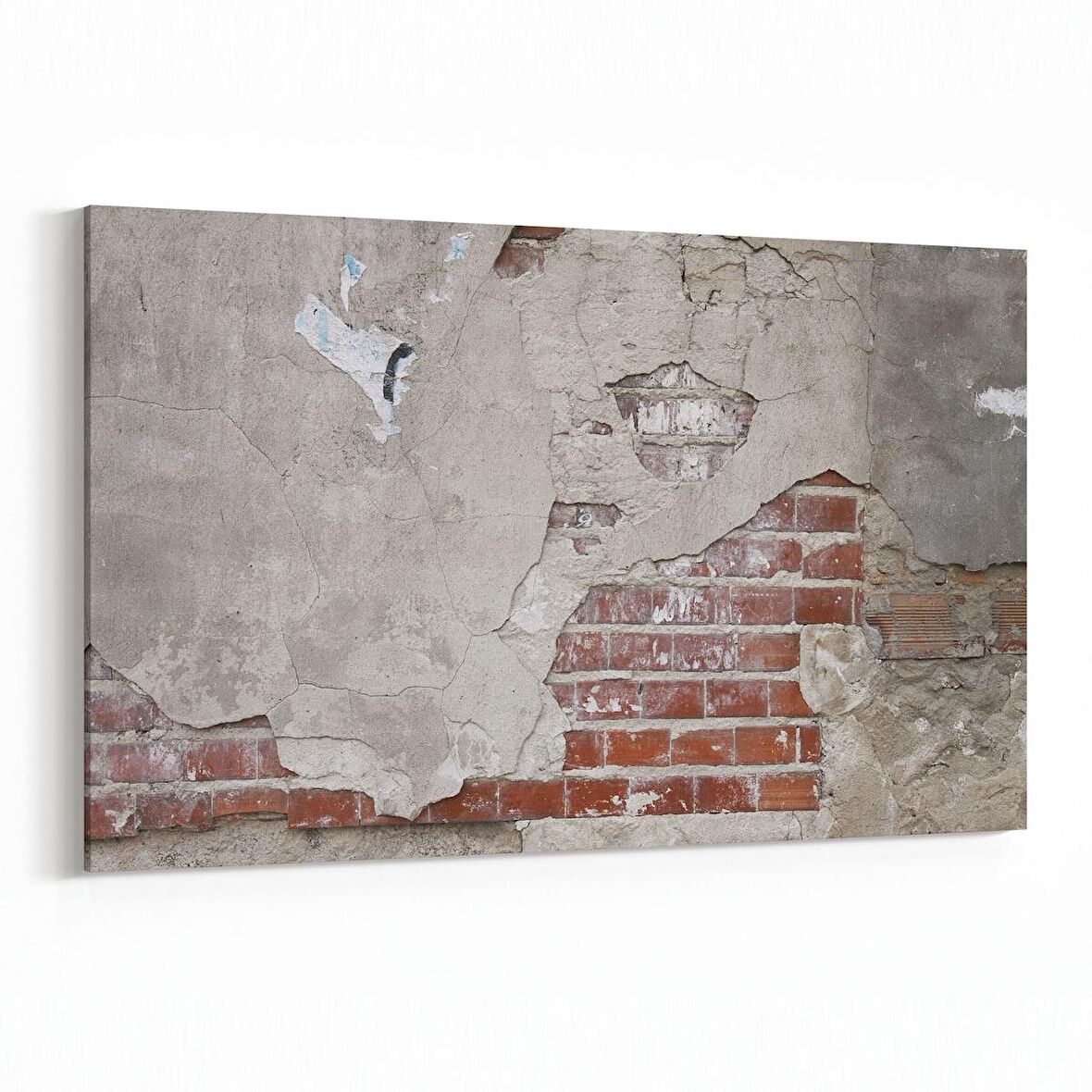 Olla 12448Y Beton Görseli Yatay Kanvas Tablo (Ölçü: 45X30)