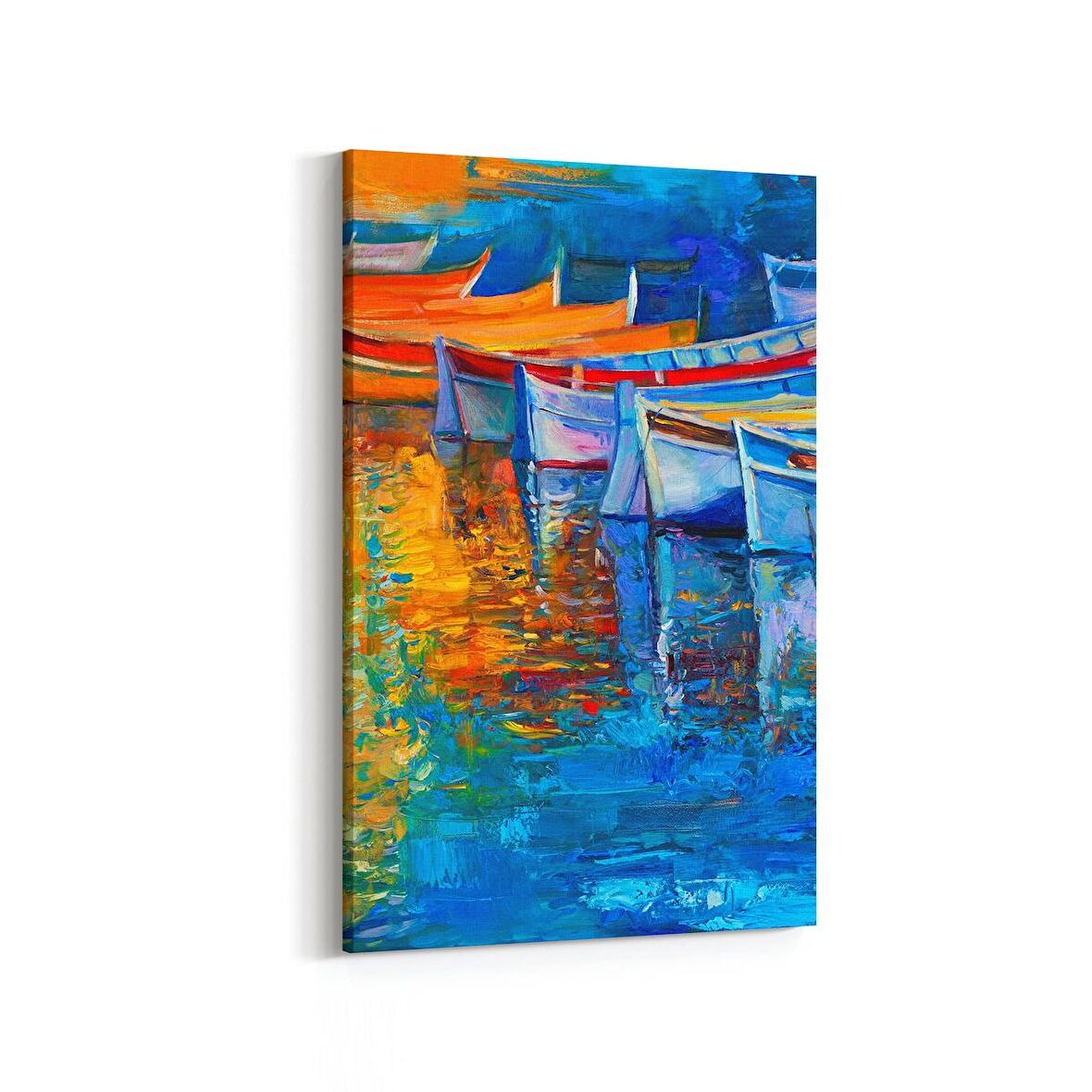 Olla 17749D Yağlı Boya Görseli Dikey Kanvas Tablo (Ölçü: 60X90)