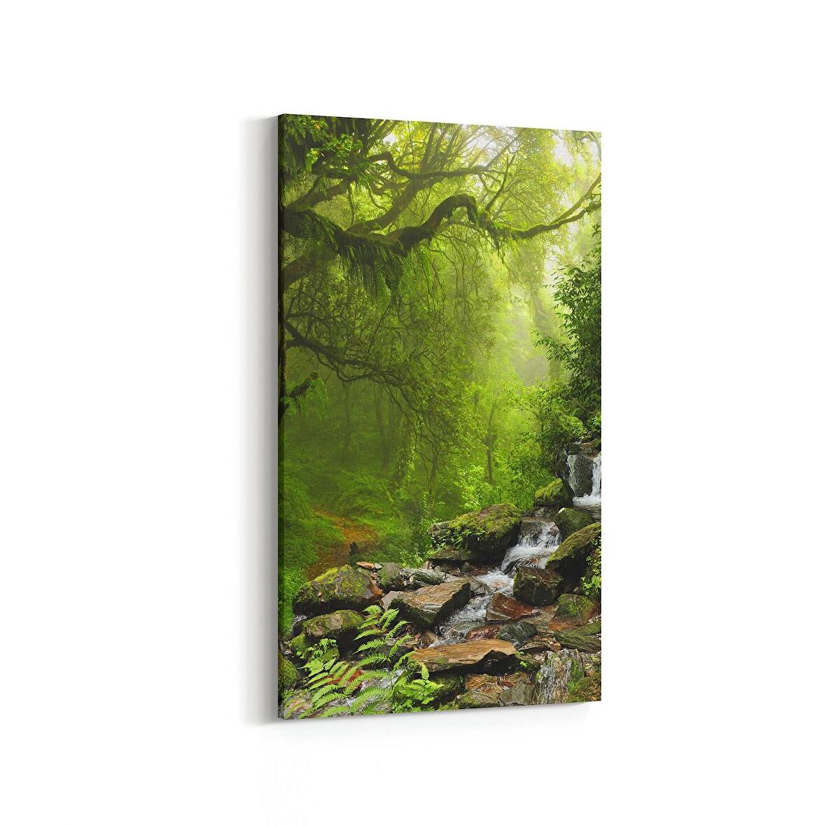 Olla 13737DD Doğa / Manzara Görseli Dikey Dar Kanvas Tablo (Ölçü: 40X80)