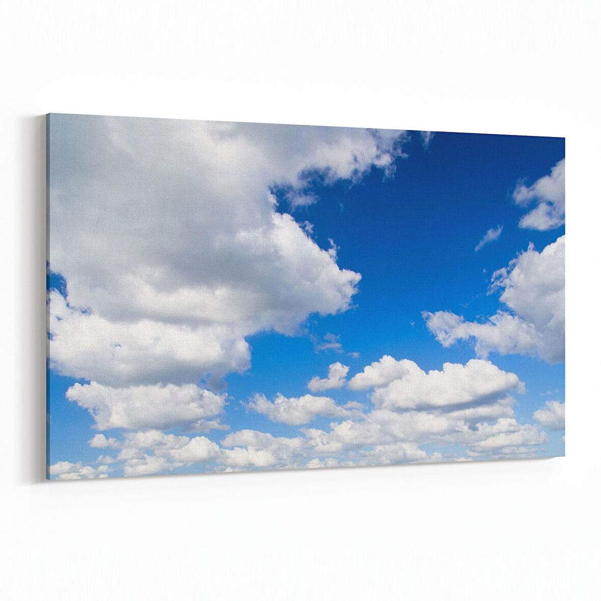 Olla 15464Y Gökyüzü Bulut Görseli  Yatay Kanvas Tablo (Ölçü: 150X100)