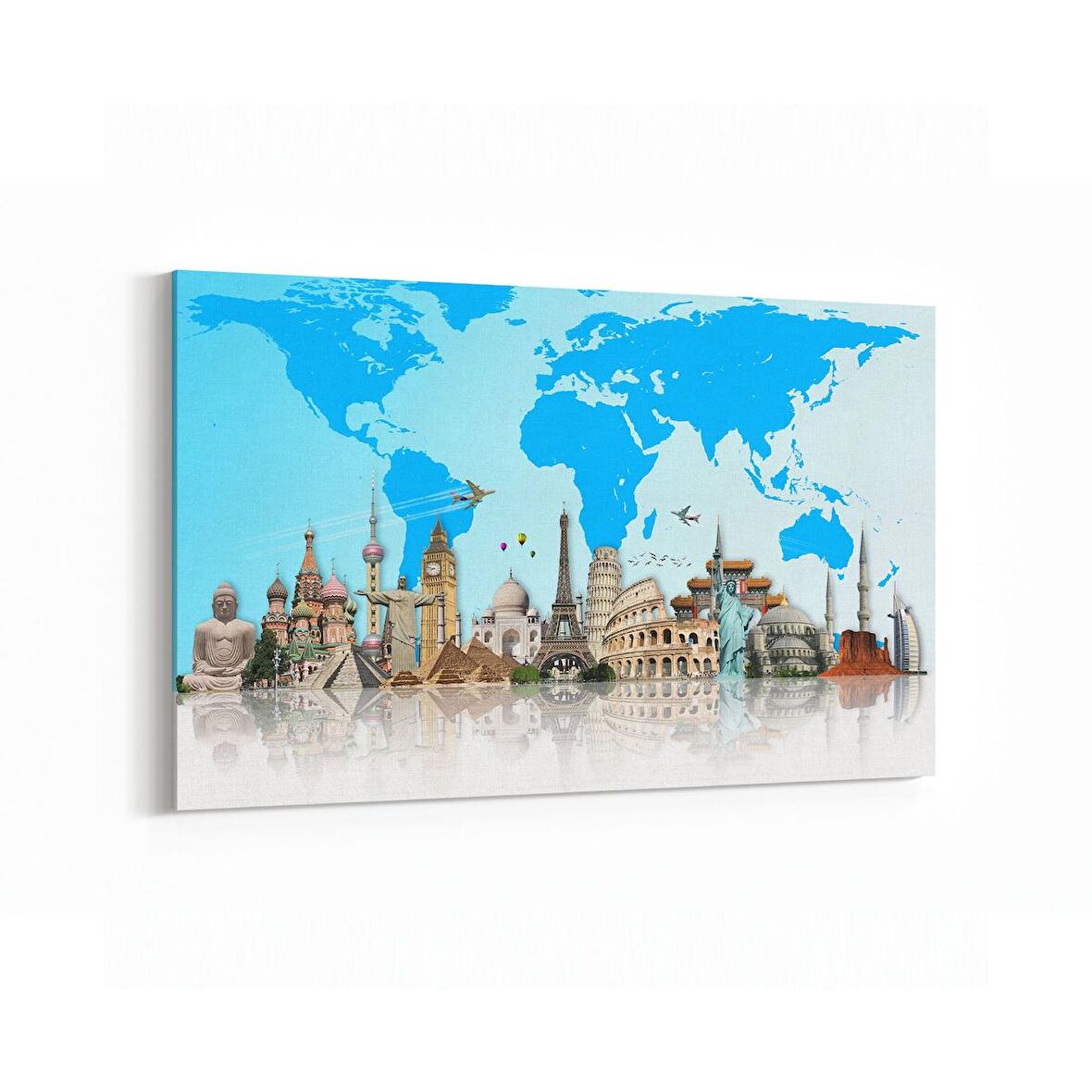 Olla 18124Y Yapı Görseli Yatay Kanvas Tablo (Ölçü: 45X30)