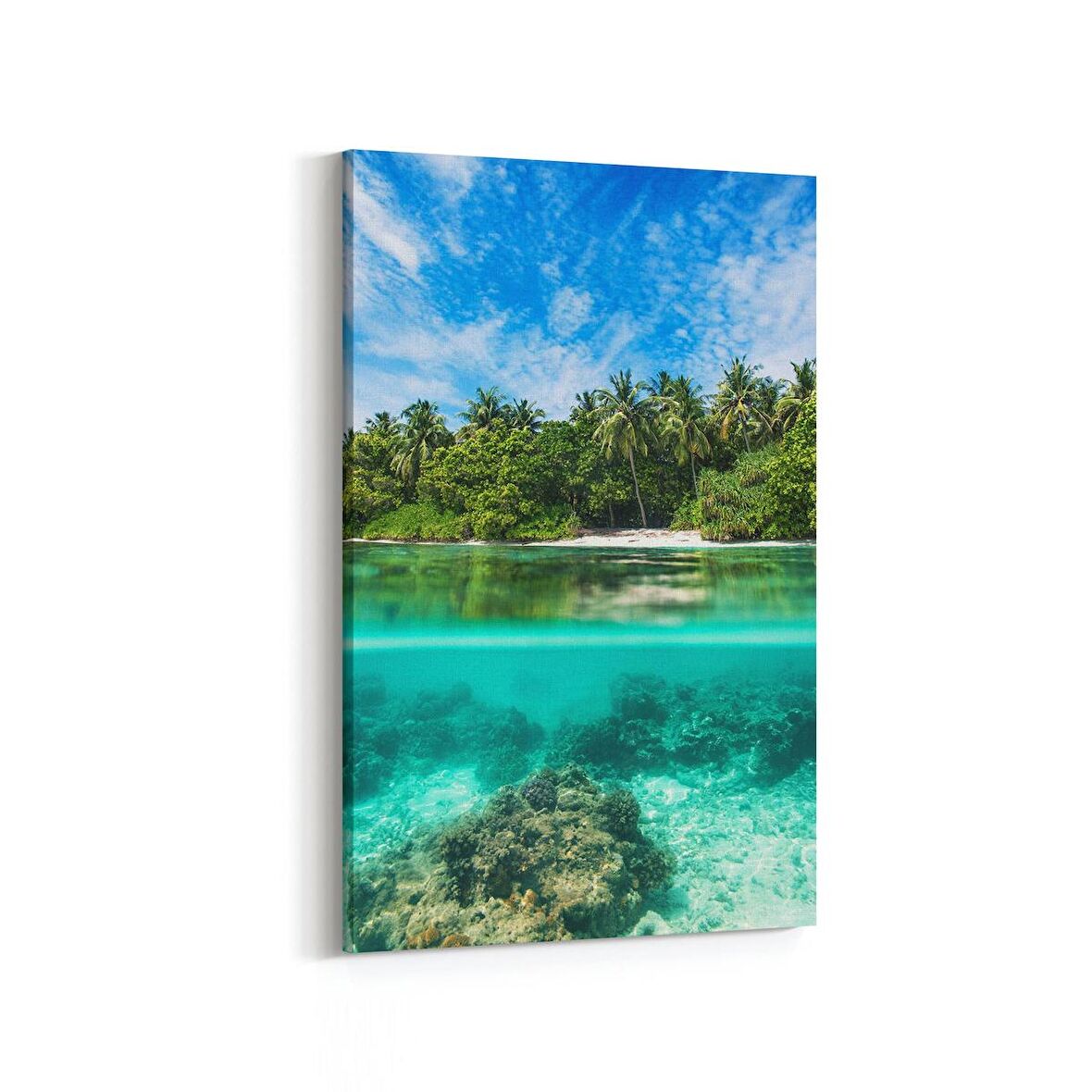 Olla 13932D Doğa / Manzara Görseli Dikey Kanvas Tablo (Ölçü: 70X105)