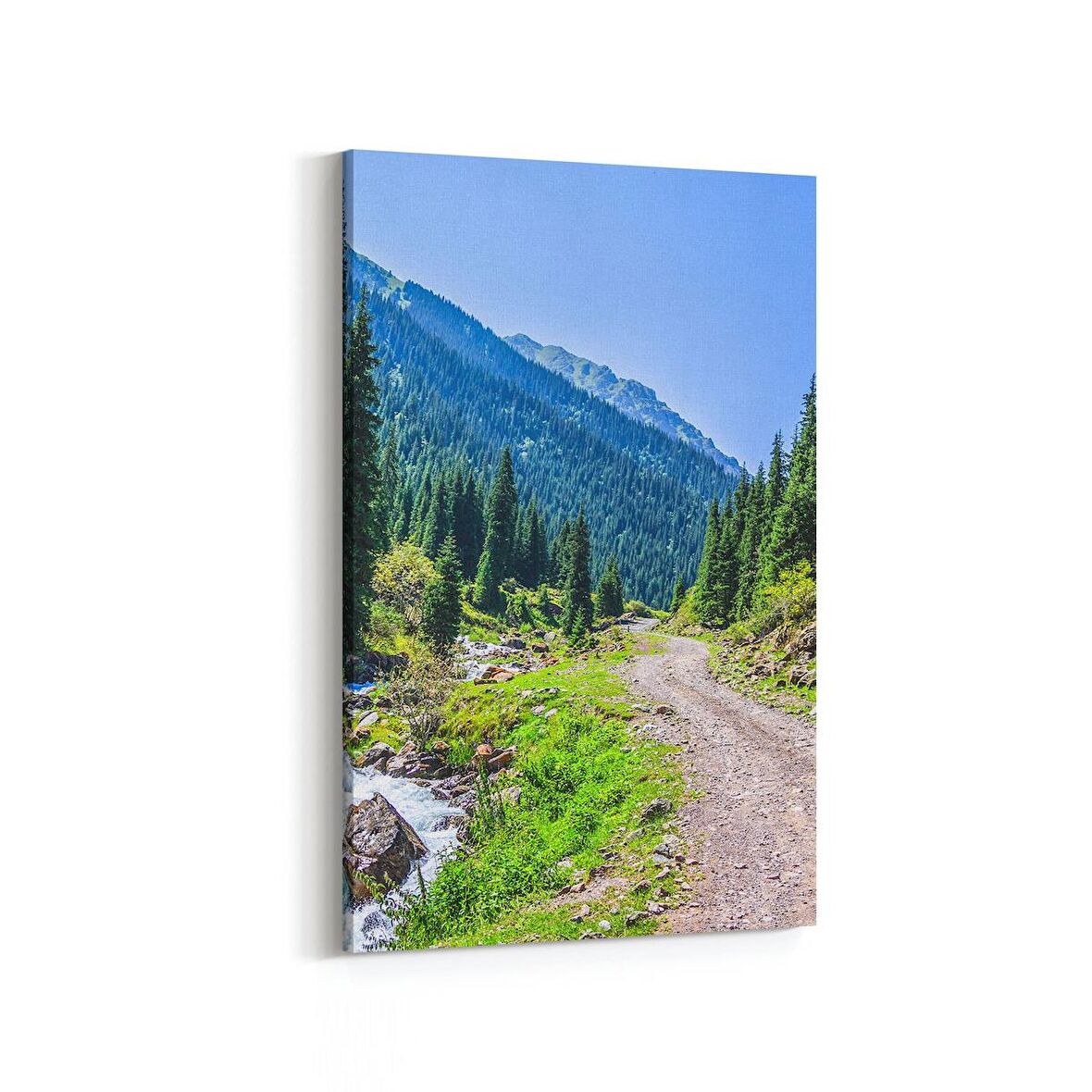 Olla 14186D Doğa / Manzara Görseli Dikey Kanvas Tablo (Ölçü: 100X150)