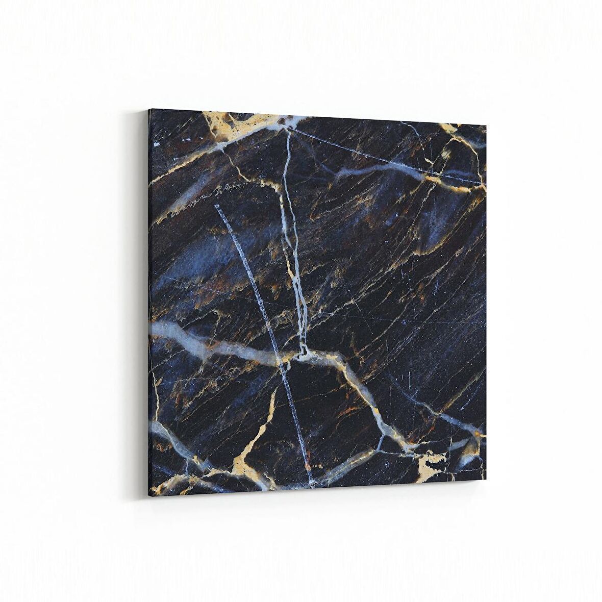 Olla 16713K Mermer Desen Görsel Kare Kanvas Tablo (Ölçü: 30X30)