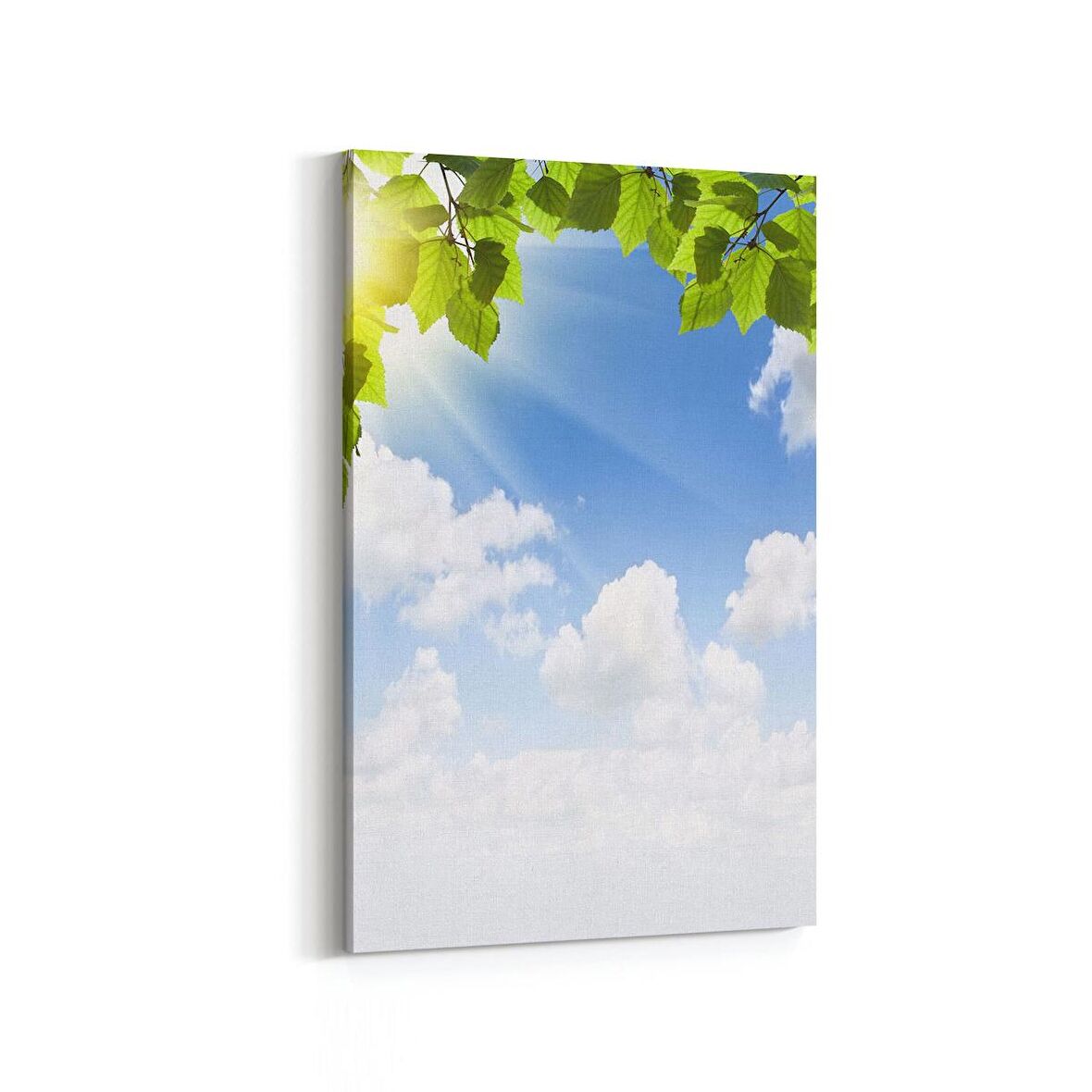 Olla 11058D Ağaç Görseli Dikey Kanvas Tablo (Ölçü: 100X150)