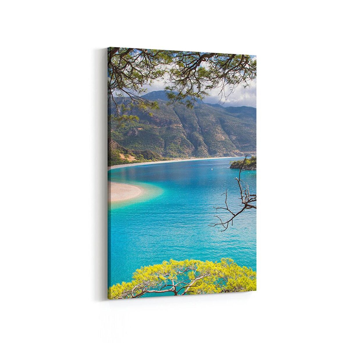 Olla 13794D Doğa / Manzara Görseli Dikey Kanvas Tablo (Ölçü: 60X90)