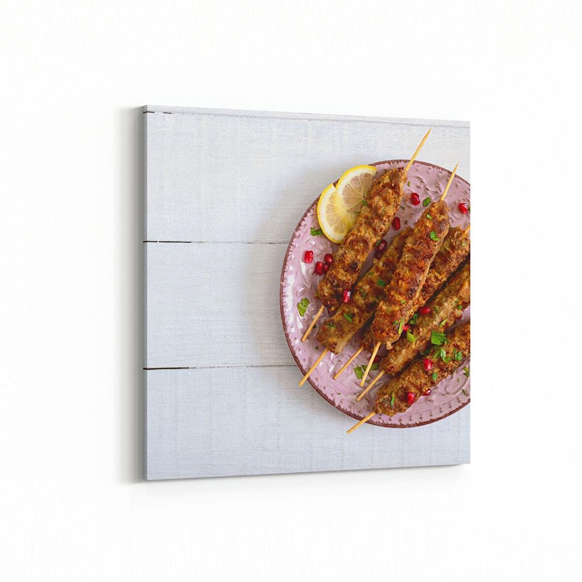 Olla 15059K Gıda Görseli Kare Kanvas Tablo (Ölçü: 30X30)