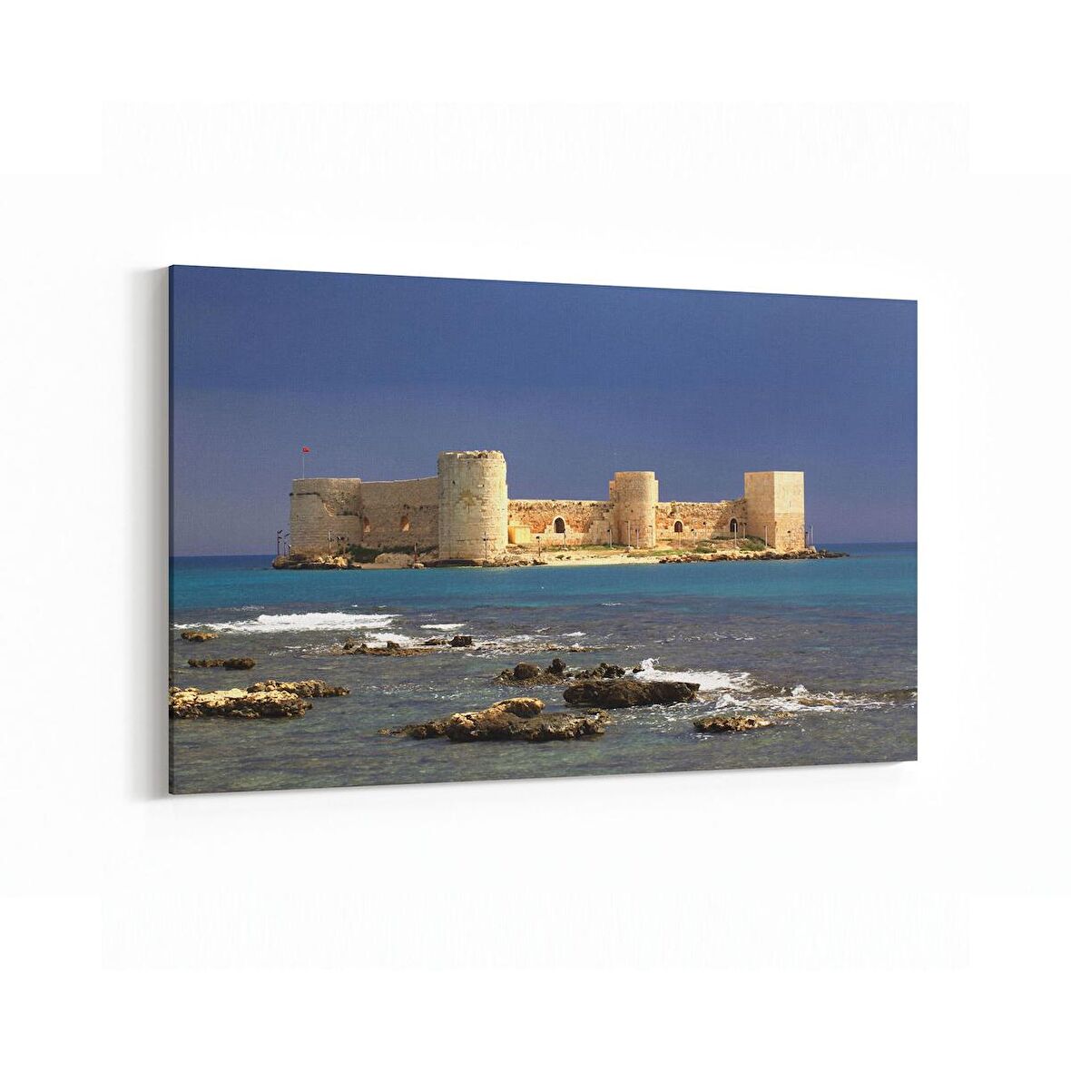 Olla 17995Y Yapı Görseli Yatay Kanvas Tablo (Ölçü: 120X80)