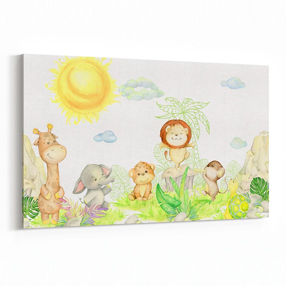 Olla 12744Y Çocuk Odası Görseli Yatay Kanvas Tablo (Ölçü: 150X100)