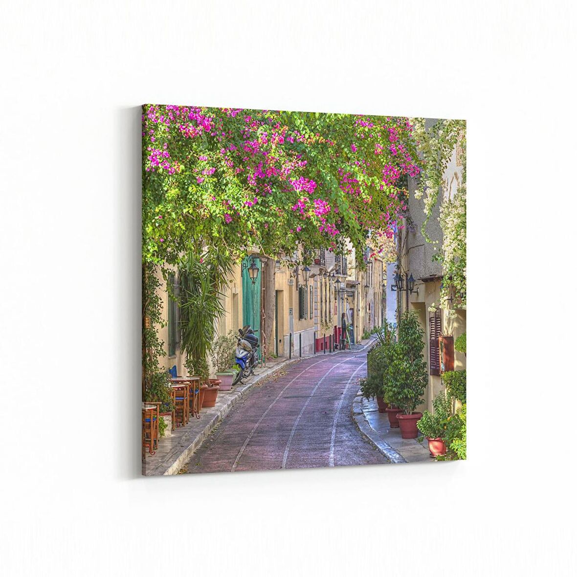 Olla 18023K Yapı Görseli Kare Kanvas Tablo (Ölçü: 25X25)