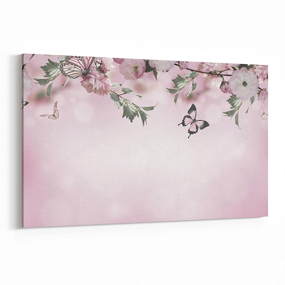 Olla 11742Y Orkide Çiçek Görseli Yatay Kanvas Tablo (Ölçü: 120X80)