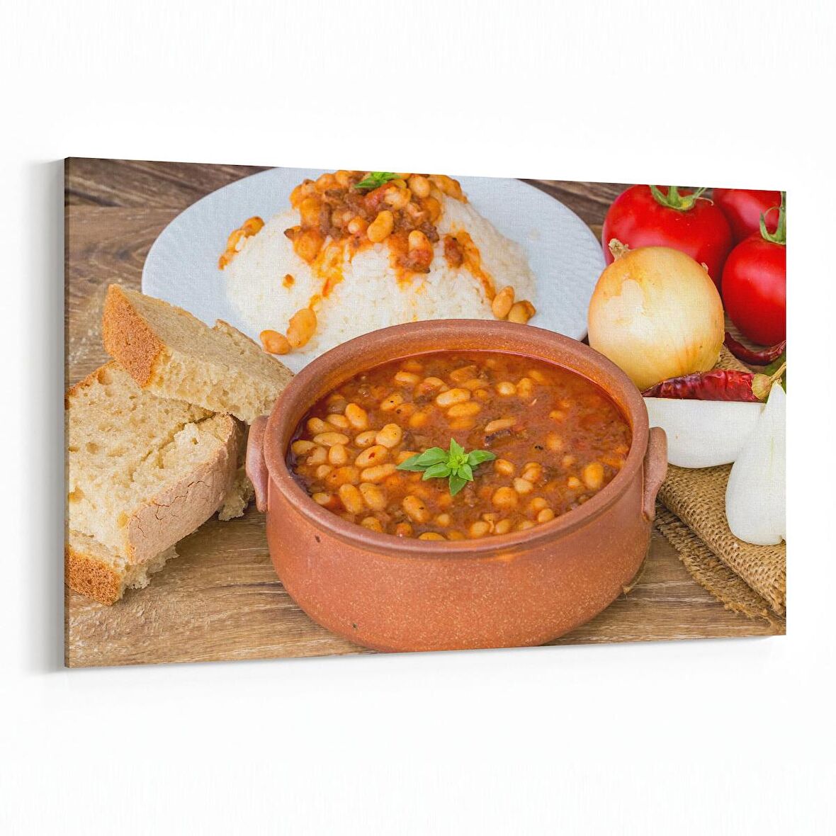 Olla 15308Y Gıda Görseli Yatay Kanvas Tablo (Ölçü: 150X100)