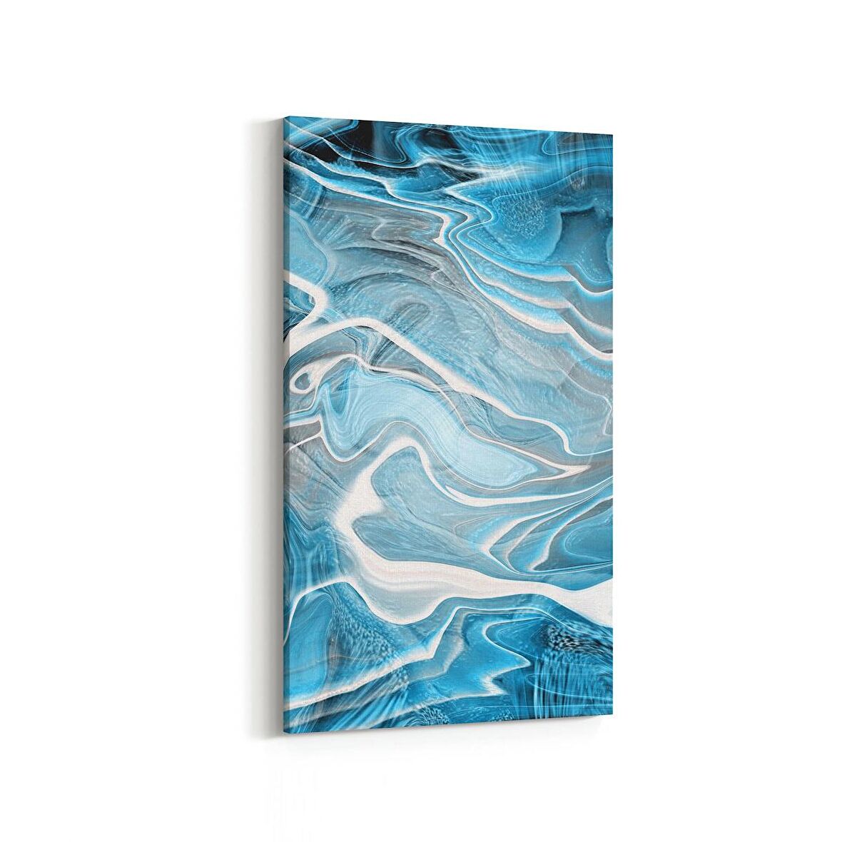 Olla 10339DD Abstract Görsel Dikey Dar Kanvas Tablo (Ölçü: 40X80)