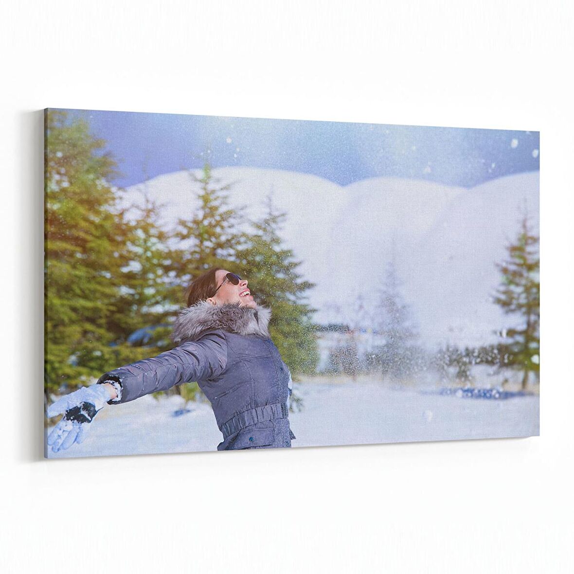 Olla 17027Y Model / Manken Görseli Yatay Kanvas Tablo (Ölçü: 120X80)