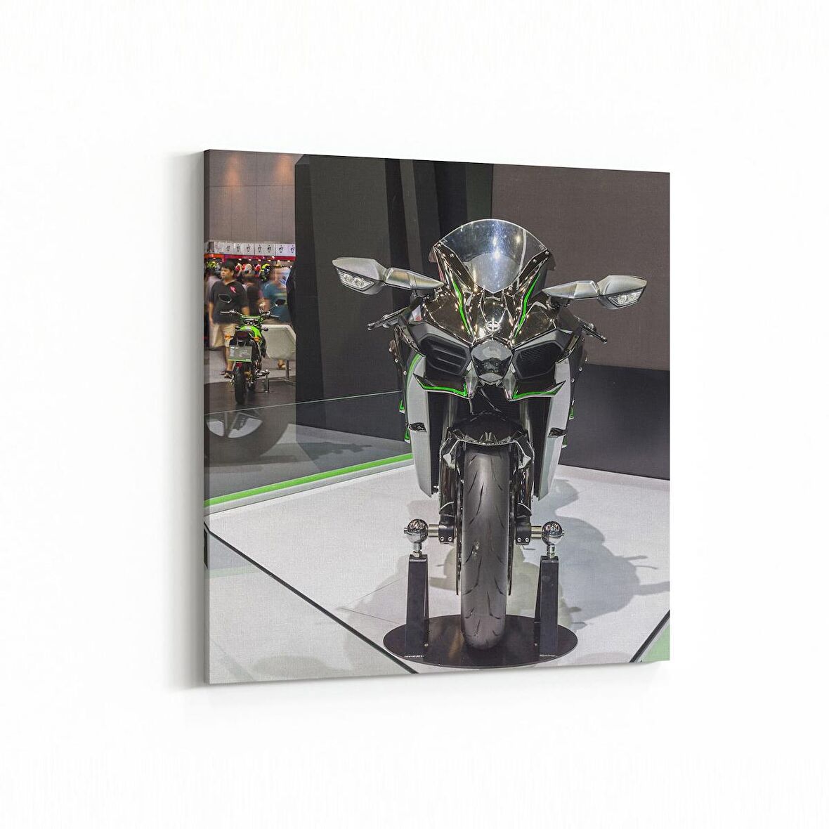 Olla 12281K Araç Görseli Kare Kanvas Tablo (Ölçü: 100X100)