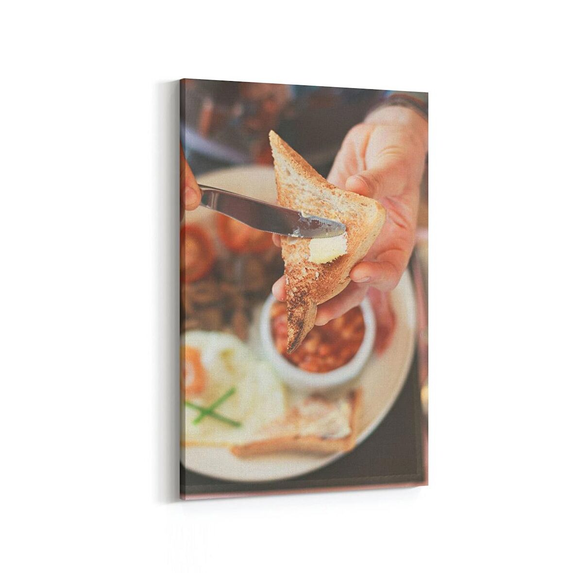 Olla 15104D Gıda Görseli Dikey Kanvas Tablo (Ölçü: 60X90)