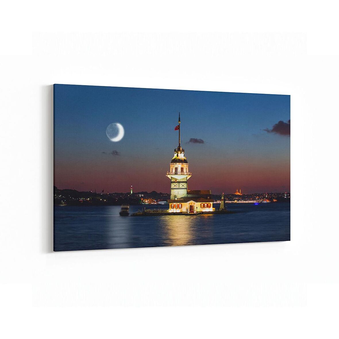 Olla 18647Y Yapı Görseli Yatay Kanvas Tablo (Ölçü: 90X60)