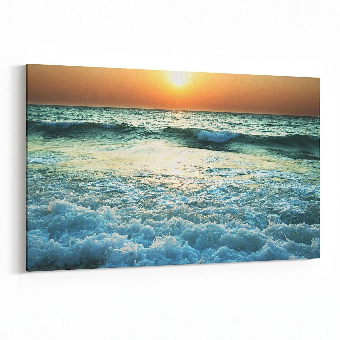 Olla 15976Y Günbatımı Görseli Yatay Kanvas Tablo (Ölçü: 30X20)