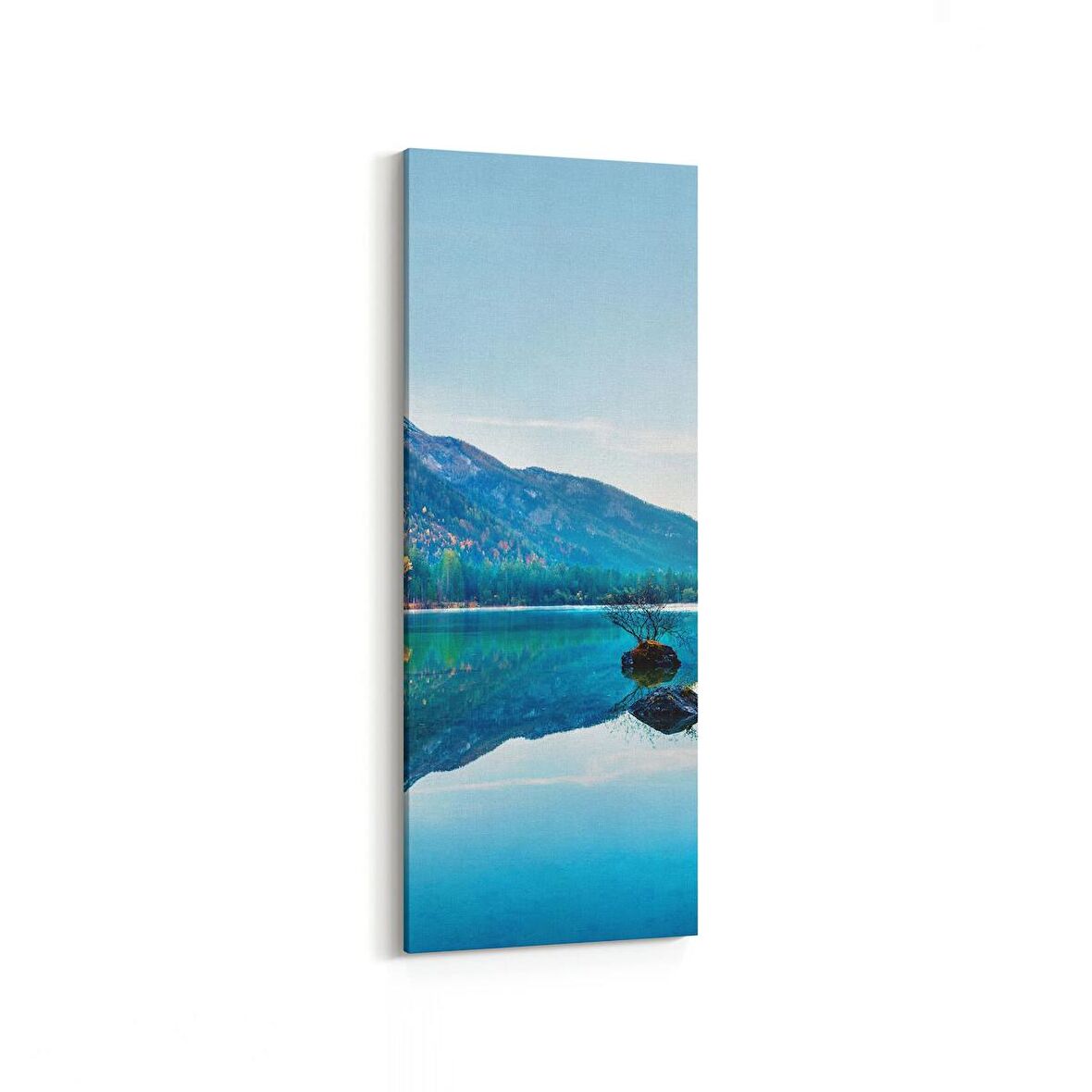 Olla 13169DI Doğa / Manzara Görseli Dikey İnce Kanvas Tablo (Ölçü: 40X120)