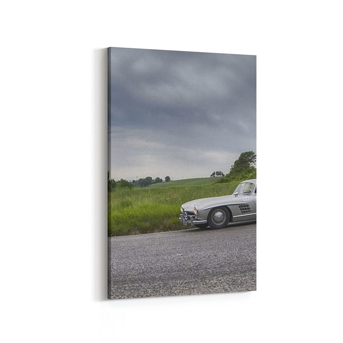 Olla 12317D Araç Görseli Dikey Kanvas Tablo (Ölçü: 80X120)