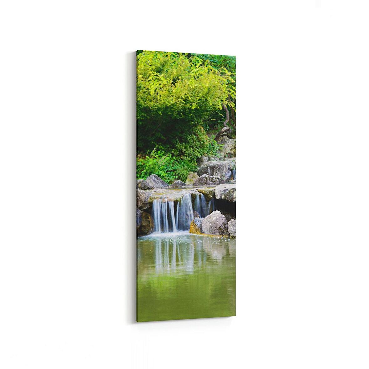 Olla 13719DI Doğa / Manzara Görseli Dikey İnce Kanvas Tablo (Ölçü: 40X120)