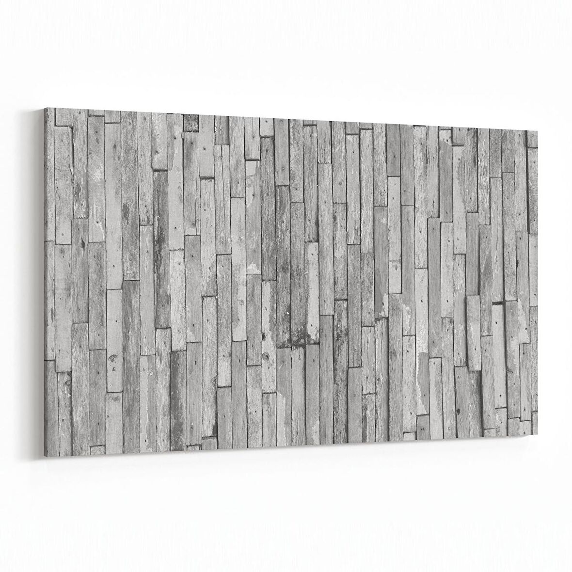 Olla 11982Y Ahşap Desen Görseli Yatay Kanvas Tablo (Ölçü: 45X30)