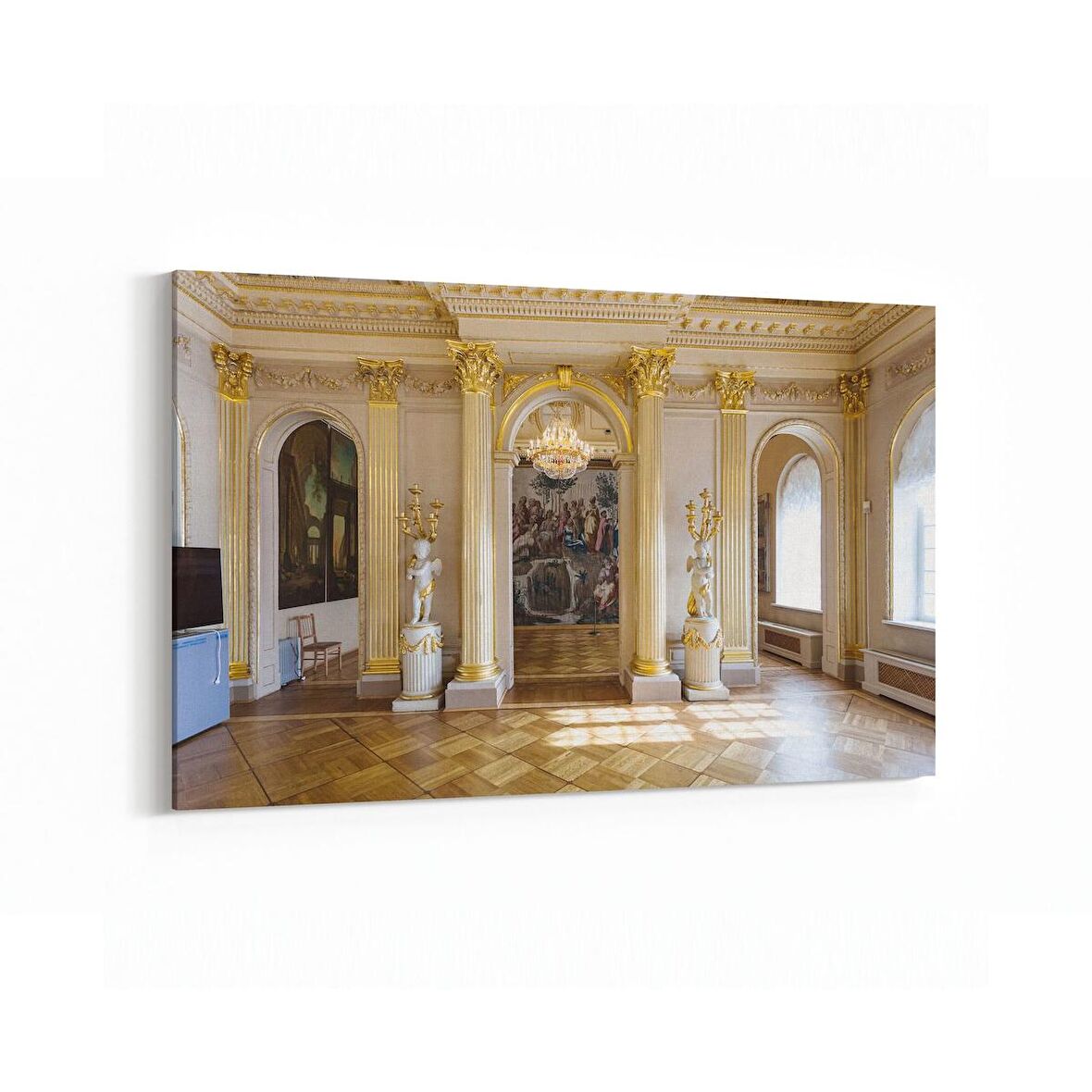 Olla 17925Y Yapı Görseli Yatay Kanvas Tablo (Ölçü: 120X80)