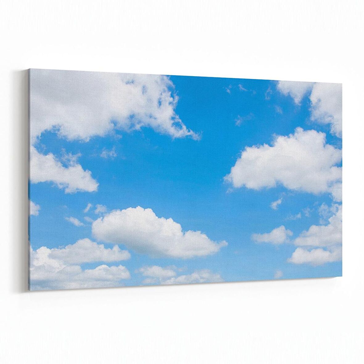 Olla 15513Y Gökyüzü Bulut Görseli  Yatay Kanvas Tablo (Ölçü: 120X80)